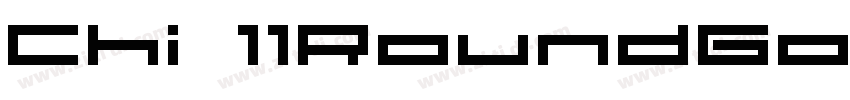 Chi 11RoundGothic_ B字体转换